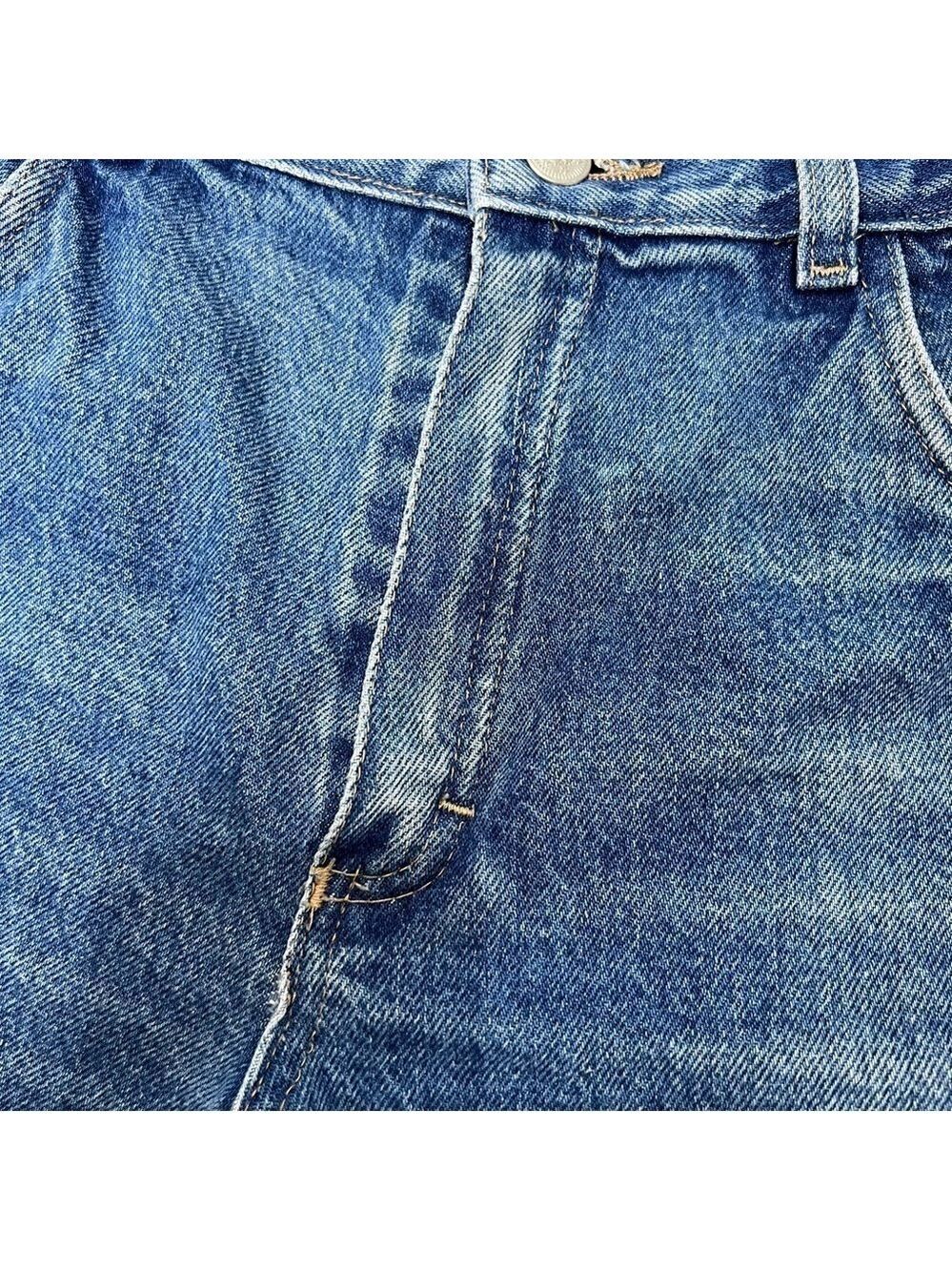 Vintage 100% cotton cut off high rise jeans shorts - Picture 8 of 13